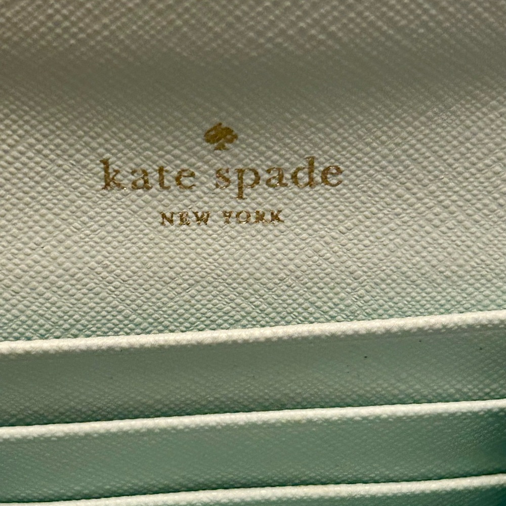Kate Spade ♠️ Mint Blue Key Ring Wallet - Picture 5 of 8